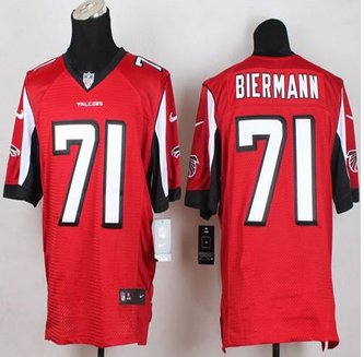 NEW Atlanta Falcons #71 Kroy Biermann Red Team Color Men's Stitched NFL Elite Jersey NEW Atlanta Falcons #71 Kroy Biermann Red Team Color Men's Stitched NFL Elite Jersey
