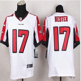 NEW Atlanta Falcons #17 Devin Hester White Men's Stitched NFL Elite Jersey