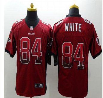 New Atlanta Falcons #84 Roddy White Red Team Color Men's Stitched NFL Elite Drift fashion jersey