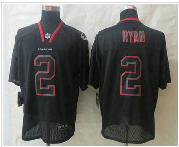 New Atlanta Falcons #2 Matt Ryan Lights Out Black Elite Jersey New Atlanta Falcons #2 Matt Ryan Lights Out Black Elite Jersey