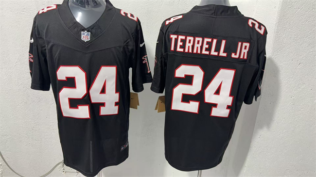Men's Atlanta Falcons #24 A.J. Terrell jr Black F.U.S.E. Vapor Untouchable Limited Stitched Football Jersey