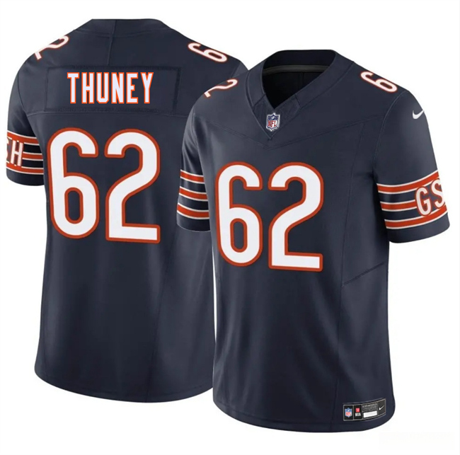 Men's Chicago Bears #62 Joe Thuney Navy 2025 F.U.S.E. Vapor Stitched Football Jersey Men's Chicago Bears #62 Joe Thuney Navy 2025 F.U.S.E. Vapor Stitched Football Jersey