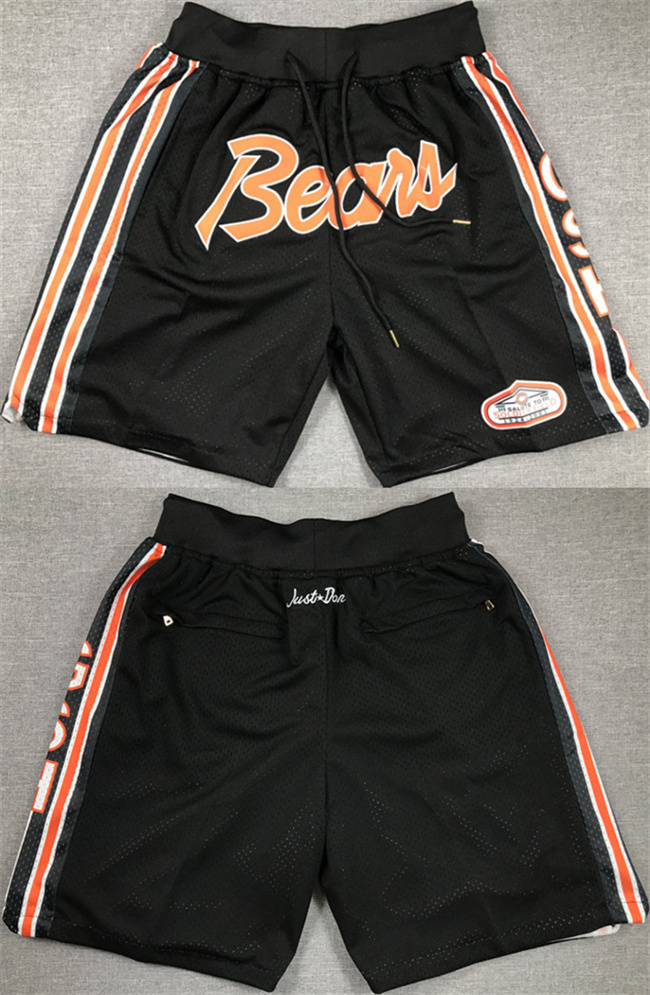 Men's Chicago Bears Black Shorts Men's Chicago Bears Black Shorts
