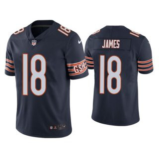 Men's Navy Chicago Bears #18 Jesse James Vapor untouchable Limited Stitched Jersey Men's Navy Chicago Bears #18 Jesse James Vapor untouchable Limited Stitched Jersey