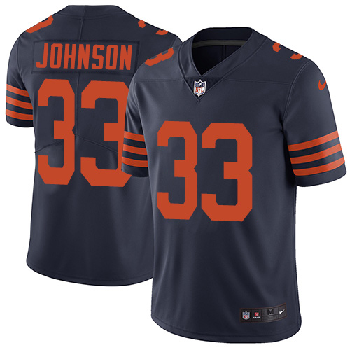 Nike Bears #33 Jaylon Johnson Navy Blue Alternate Men's Stitched NFL Vapor Untouchable Limited Jersey Nike Bears #33 Jaylon Johnson Navy Blue Alternate Men's Stitched NFL Vapor Untouchable Limited Jersey