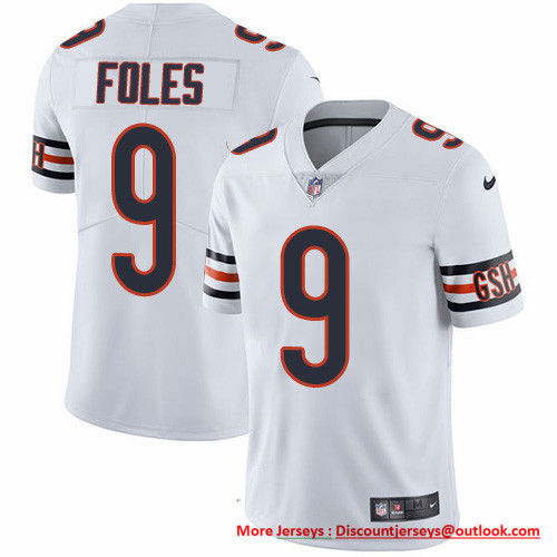 Nike Bears #9 Nick Foles White Men's Stitched NFL Vapor Untouchable Limited Jersey Nike Bears #9 Nick Foles White Men's Stitched NFL Vapor Untouchable Limited Jersey