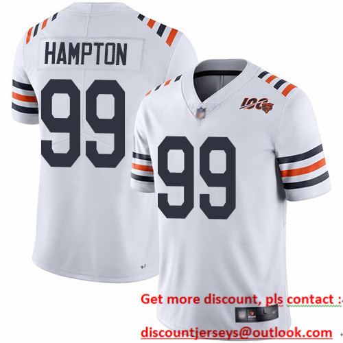 Bears #99 Dan Hampton White Alternate Men's Stitched Football Vapor Untouchable Limited 100th Season Jersey Bears #99 Dan Hampton White Alternate Men's Stitched Football Vapor Untouchable Limited 100th Season Jersey