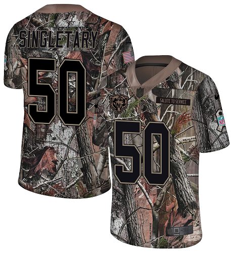 Nike Bears #50 Mike Singletary Camo Men's Stitched NFL Limited Rush Realtree Jersey Nike Bears #50 Mike Singletary Camo Men's Stitched NFL Limited Rush Realtree Jersey