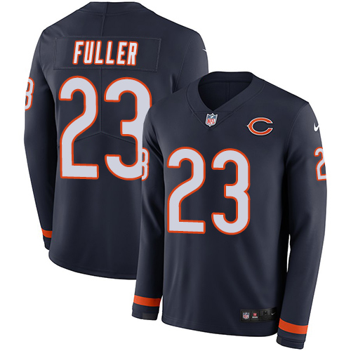 Nike Bears #23 Kyle Fuller Navy Blue Team Color Men's Stitched NFL Limited Therma Long Sleeve Jersey Nike Bears #23 Kyle Fuller Navy Blue Team Color Men's Stitched NFL Limited Therma Long Sleeve Jersey
