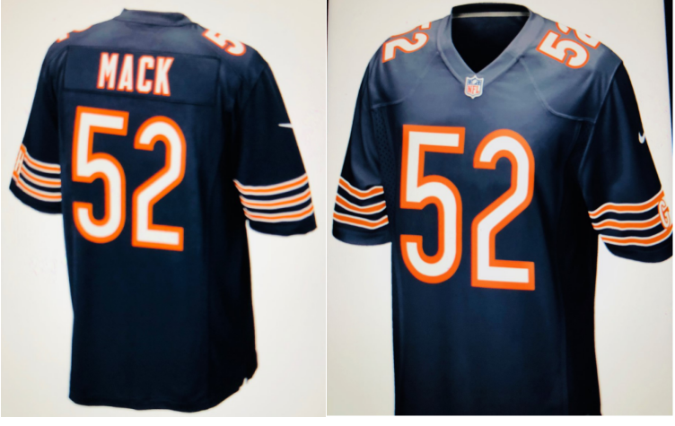 Kahlil MACK Chicago Bear blue jersey Kahlil MACK Chicago Bear blue jersey