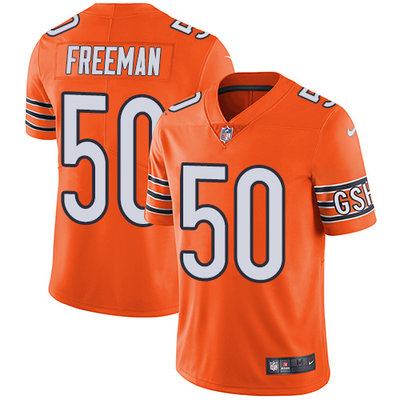 Nike Bears #50 Jerrell Freeman Orange Men's Stitched NFL Limited Rush Jersey Nike Bears #50 Jerrell Freeman Orange Men's Stitched NFL Limited Rush Jersey