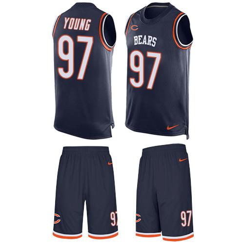 Nike Bears #97 Willie Young Navy Blue Team Color Men's Stitched NFL Limited Tank Top Suit Jersey Nike Bears #97 Willie Young Navy Blue Team Color Men's Stitched NFL Limited Tank Top Suit Jersey