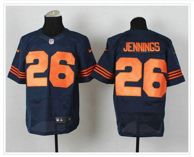 New Chicago Bears #26 Tim Jennings Navy Blue 1940s Throwback NFL Elite Jersey