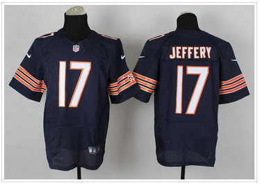 New Chicago Bears #17 Alshon Jeffery Navy Blue Team Color NFL Elite Jersey