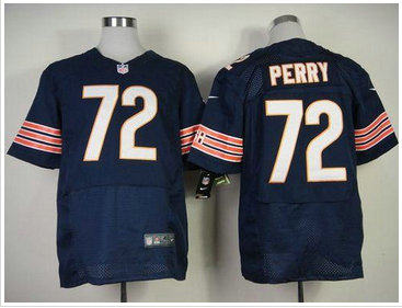 NEW Chicago Bears #72 William Perry Navy Blue Team Color NFL Elite Jersey