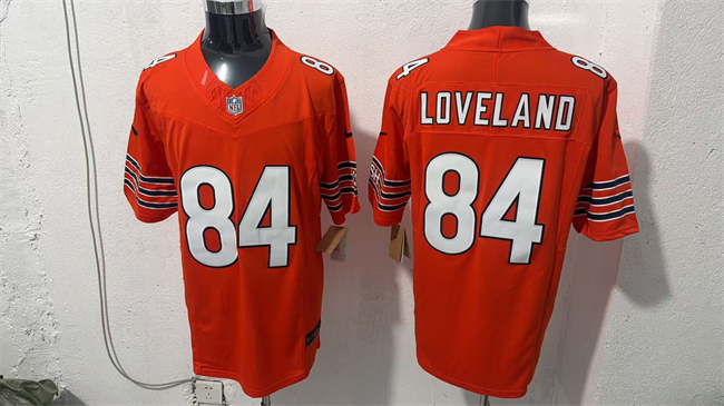 Men's Chicago Bears #84 Colston Loveland Orange 2026 F.U.S.E. Vapor Untouchable Limited Stitched Football Jersey