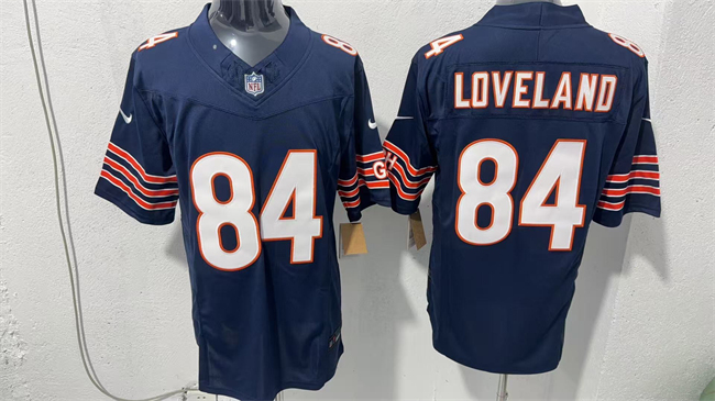 Men's Chicago Bears #84 Colston Loveland Navy 2026 F.U.S.E. Vapor Untouchable Limited Stitched Football Jersey