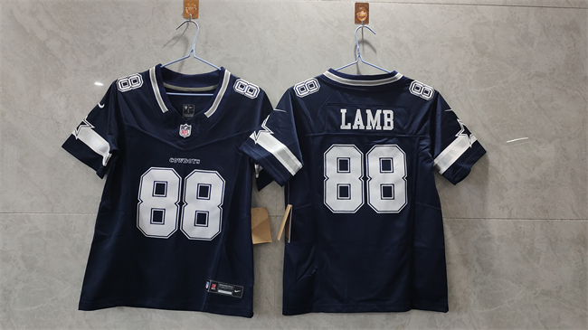 Women's Dallas Cowboys #88 CeeDee Lamb Navy 2023 F.U.S.E. Limited Stitched Jersey(Run Small) Women's Dallas Cowboys #88 CeeDee Lamb Navy 2023 F.U.S.E. Limited Stitched Jersey(Run Small)