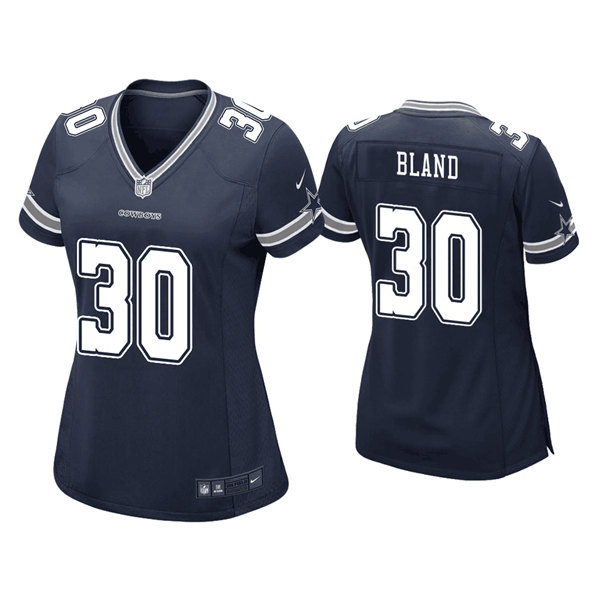 Women's Dallas Cowboys #30 DaRon Bland Navy Stitched Game Jersey(Run Small) Women's Dallas Cowboys #30 DaRon Bland Navy Stitched Game Jersey(Run Small)