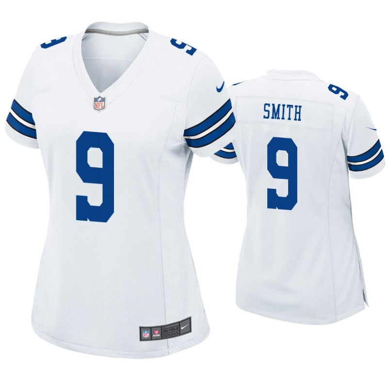 Women Dallas Cowboys #9 Jaylon Smith White Jersey Women Dallas Cowboys #9 Jaylon Smith White Jersey