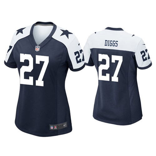 Women Dallas Cowboys #27 Trevon Diggs Thanksgiving Jersey Women Dallas Cowboys #27 Trevon Diggs Thanksgiving Jersey