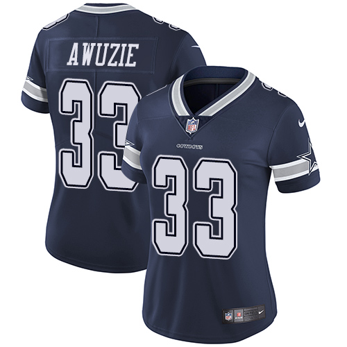 Nike Cowboys #33 Chidobe Awuzie Navy Blue Team Color Women's Stitched NFL Vapor Untouchable Limited Jersey Nike Cowboys #33 Chidobe Awuzie Navy Blue Team Color Women's Stitched NFL Vapor Untouchable Limited Jersey