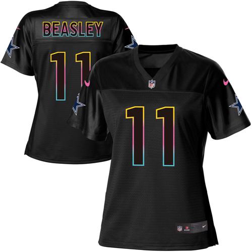 Nike Cowboys #11 Cole Beasley Black Women's NFL Fashion Game Jersey Nike Cowboys #11 Cole Beasley Black Women's NFL Fashion Game Jersey