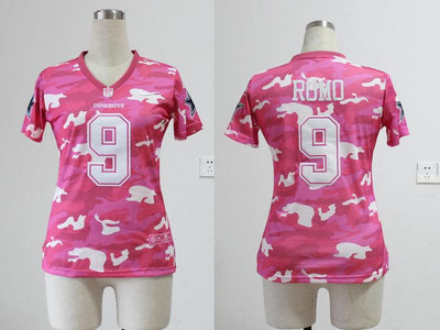 NEW women nfl jerseys Dallas Cowboys 9 Tony Romo pink(fashion camo) NEW women nfl jerseys Dallas Cowboys 9 Tony Romo pink(fashion camo)