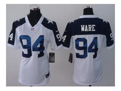 NEW women nfl jerseys dallas cowboys #94 ware throwback white NEW women nfl jerseys dallas cowboys #94 ware throwback white