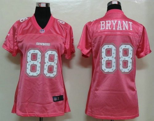 NEW Womens Dallas cowboys 88 bryant Star Pink Jerseys NEW Womens Dallas cowboys 88 bryant Star Pink Jerseys