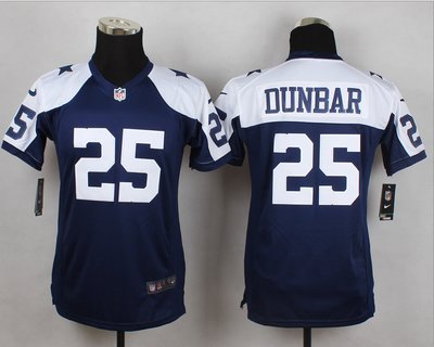 Women Nike Cowboys #25 Lance Dunbar Navy Blue Thanksgiving Throwback NFL Elite Jersey Women Nike Cowboys #25 Lance Dunbar Navy Blue Thanksgiving Throwback NFL Elite Jersey