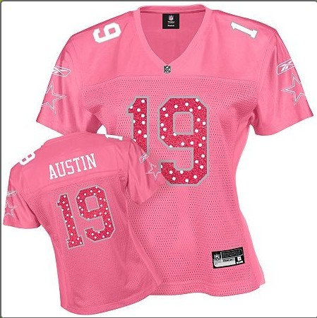 Dallas Cowboys Miles Austin 19 Women Pink Sweetheart Jersey Dallas Cowboys Miles Austin 19 Women Pink Sweetheart Jersey