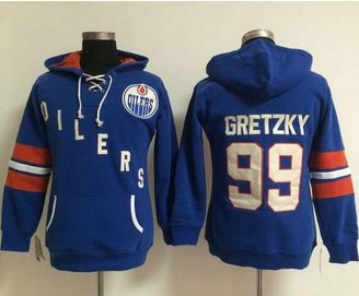 Women Edmonton Oilers #99 Wayne Gretzky Light Blue Old Time Heidi NHL Hoodie Women Edmonton Oilers #99 Wayne Gretzky Light Blue Old Time Heidi NHL Hoodie
