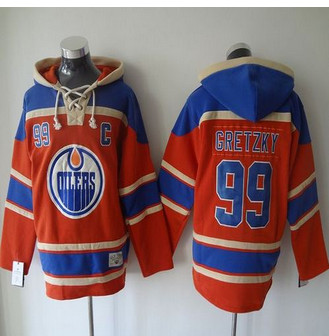 Edmonton Oilers #99 Wayne Gretzky Orange Sawyer Hooded Sweatshirt Stitched NHL Jersey Edmonton Oilers #99 Wayne Gretzky Orange Sawyer Hooded Sweatshirt Stitched NHL Jersey