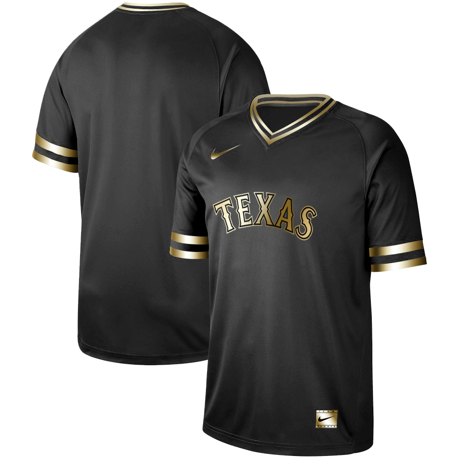 Rangers Blank Black Gold Nike Cooperstown Collection Legend V Neck Jersey Rangers Blank Black Gold Nike Cooperstown Collection Legend V Neck Jersey