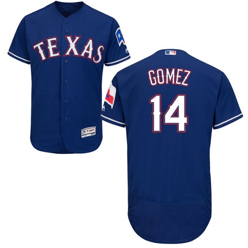 Rangers #14 Carlos Gomez Blue Flexbase Authentic Collection Stitched MLB Jersey Rangers #14 Carlos Gomez Blue Flexbase Authentic Collection Stitched MLB Jersey