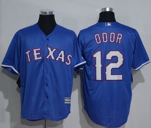 Rangers #12 Rougned Odor Blue New Cool Base Stitched MLB Jersey Rangers #12 Rougned Odor Blue New Cool Base Stitched MLB Jersey