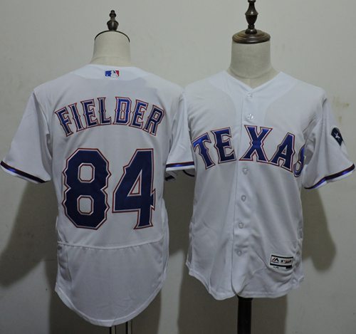 Rangers #84 Prince Fielder White Flexbase Authentic Collection Stitched MLB Jersey Rangers #84 Prince Fielder White Flexbase Authentic Collection Stitched MLB Jersey