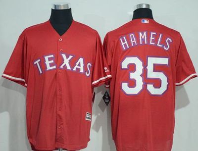 Rangers #35 Cole Hamels Red New Cool Base Stitched MLB Jersey Rangers #35 Cole Hamels Red New Cool Base Stitched MLB Jersey