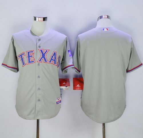 Rangers Blank Grey 40th Anniversary Patch Cool Base Stitched MLB Jersey Rangers Blank Grey 40th Anniversary Patch Cool Base Stitched MLB Jersey
