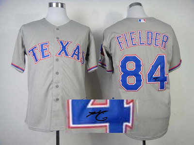 mlb jerseys texas rangers #84 fielder grey Signed Jerseys mlb jerseys texas rangers #84 fielder grey Signed Jerseys