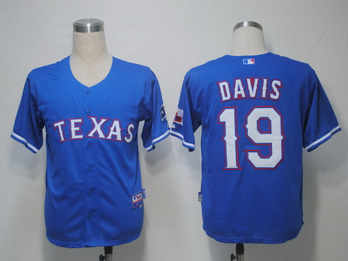 Texas Rangers 19 Davis Blue Cool Base Texas Rangers 19 Davis Blue Cool Base