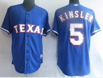 MLB Jerseys Texans 5# Kinsler Blue MLB Jerseys Texans 5# Kinsler Blue