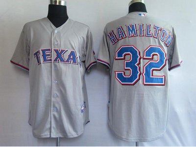 Jerseys Texas 32# Hamilton Grey Jerseys Texas 32# Hamilton Grey