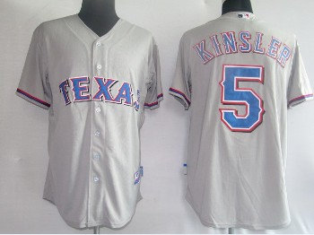 Jerseys Texas 5# Kinsler Grey Jerseys Texas 5# Kinsler Grey