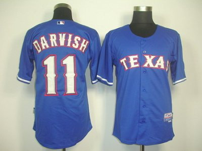 mlb texas rangers #11 darvish blue Jersey mlb texas rangers #11 darvish blue Jersey