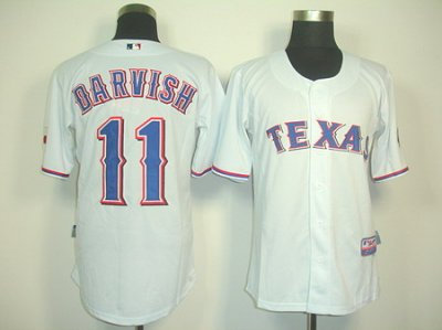 mlb texas rangers #11 darvish white Jersey mlb texas rangers #11 darvish white Jersey