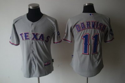 MLB Texas Rangers #11 darvish Grey Jersey MLB Texas Rangers #11 darvish Grey Jersey