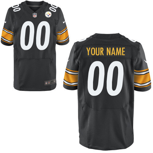 Men's Nike Pittsburgh Steelers Customized Elite Team Color Jerseys Men's Nike Pittsburgh Steelers Customized Elite Team Color Jerseys