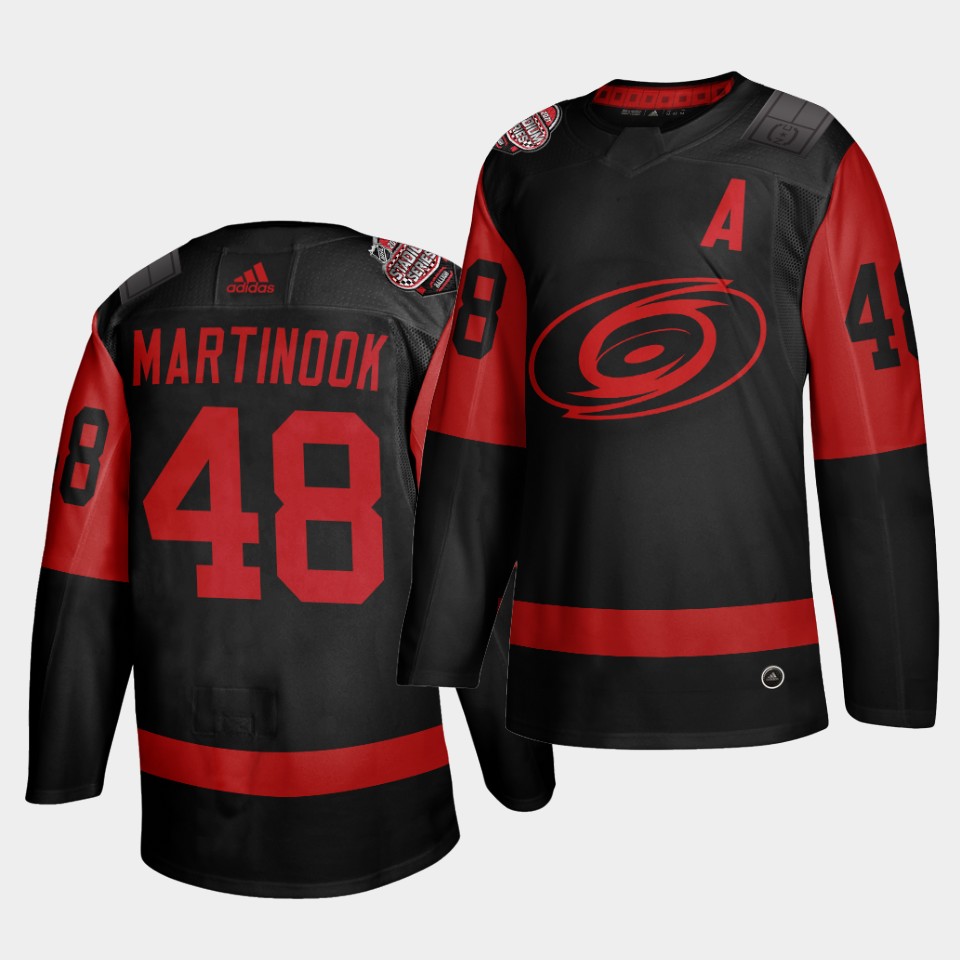 Carolina Hurricanes #48 Jordan Martinook Black Men's 2021 Stadium Series Outdoor Game Jersey Carolina Hurricanes #48 Jordan Martinook Black Men's 2021 Stadium Series Outdoor Game Jersey